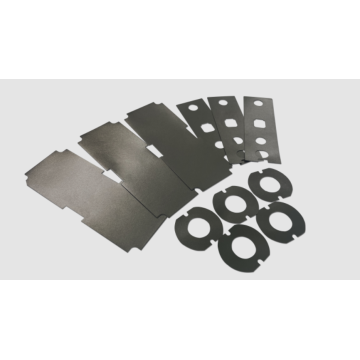 High temperature resistant iron-based alloy absorbing patchs